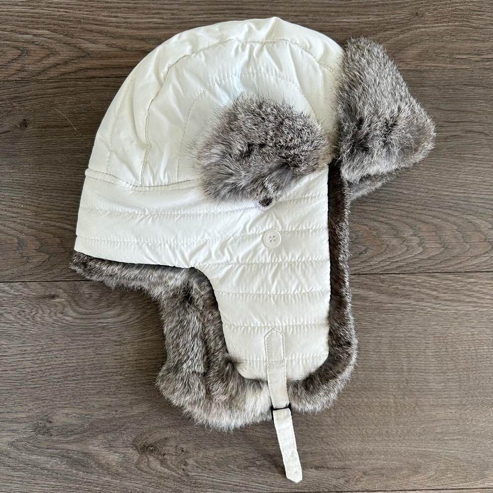 Crown Cap Rabbit Fur Aviator Hat - Picture 5 of 9